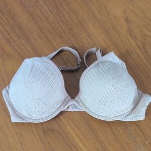 ThirdLove Everyday Lave Plunge Bra GUC Pink Size 34D